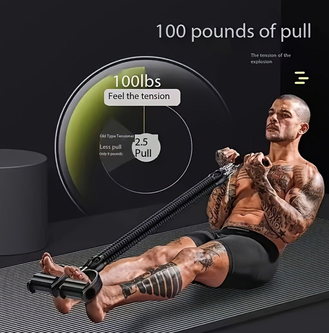 Ultimate Resistance Bands Set for Full-Body Fitness and Stretching