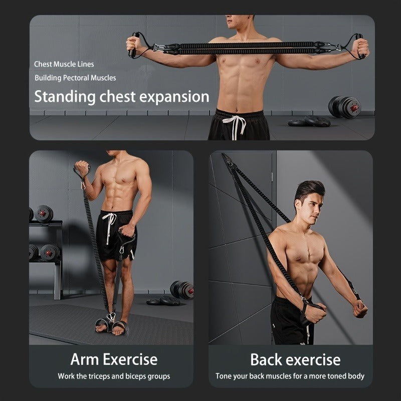 Ultimate Resistance Bands Set for Full-Body Fitness and Stretching