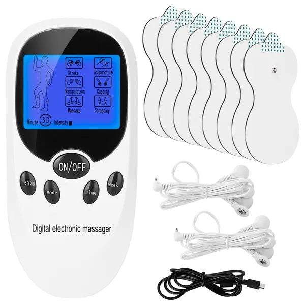 Pain Relief & Relaxation: Dual Pulse Muscle Stimulator